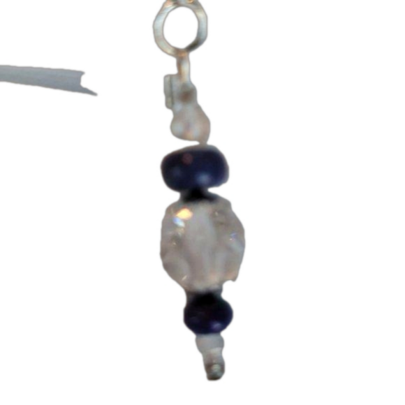 Rare Raw Turquoise Pierced Drop Earrings - Picture 2 of 2